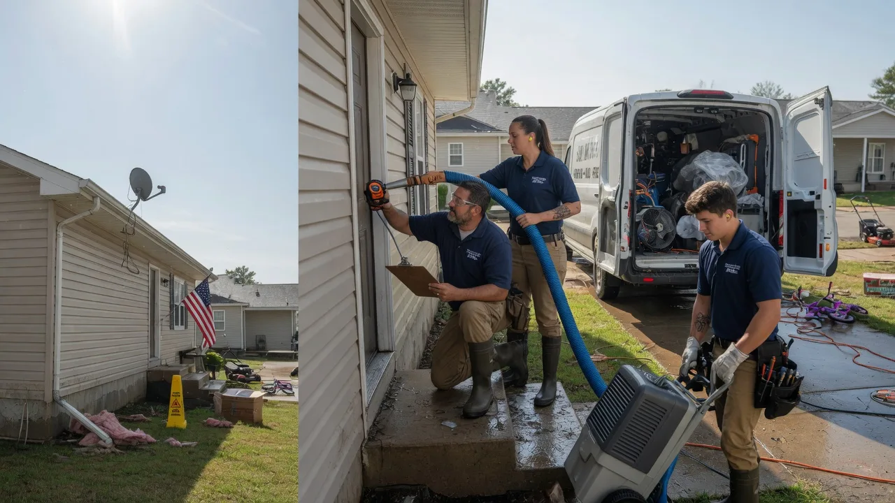Ceiling Water Damage Restoration in Amelia, NE near me